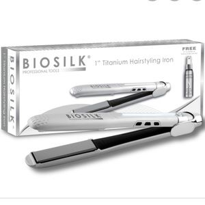 Biosilk titanium flat iron